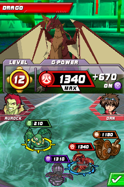 bakugan battle brawlers game ds