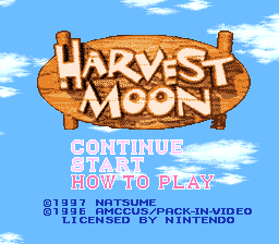 Harvest moon clearance snes