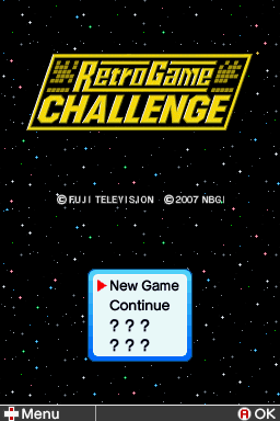 retro game challenge ds