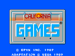 Jogos de Verão - California Games (Master System) Evento Skating