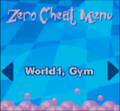 SonicX Unused Cheat Menu.png