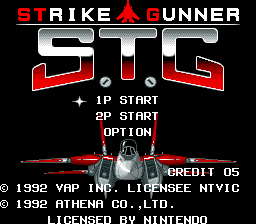 Game Classification : Strike Gunner S.T.G. (1991)