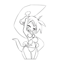 Shantae ATSS portrait shantae fx shantae laughing.png