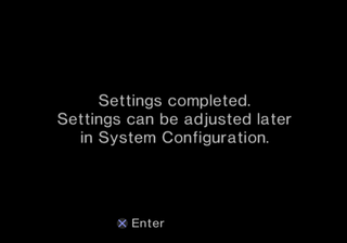 ps2 system settings