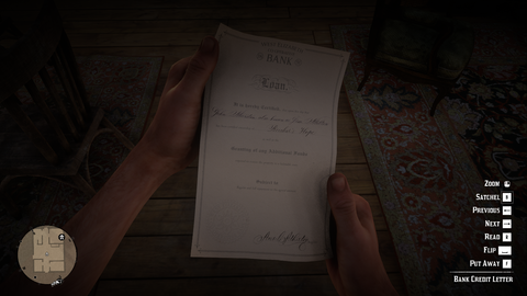 RDR2-BankCreditLetterDocumentInGame.png