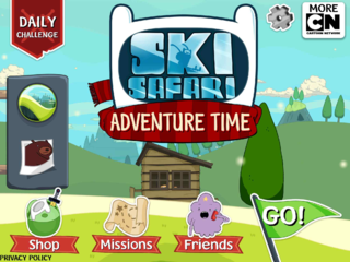 Cartoon Network: Superstar Soccer Ski Safari: Adventure Time KBH