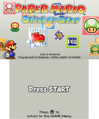 Paper mario deals sticker star 3ds