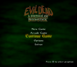 Evil Dead: A Fistful of Boomstick para Playstation 2 (2003)