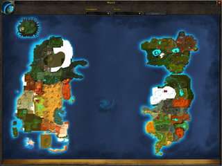 Map of the world... of Warcraft?