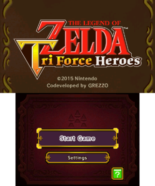 the legend of zelda tri force heroes nintendo 3ds