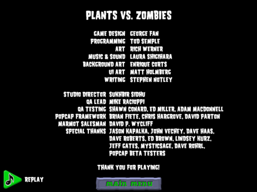 Plants vs. Zombies (Windows, Mac OS X)/Limbo Page - The Cutting Room Floor