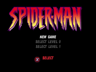 Spider-Man PS1 Feb Main Menu.png