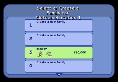 Sims2PS2-M420 FreeplayFamilyMenu.png