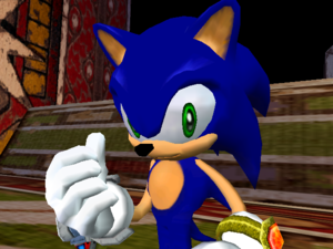 SonicAdventure2Battle Thumbsup1.png