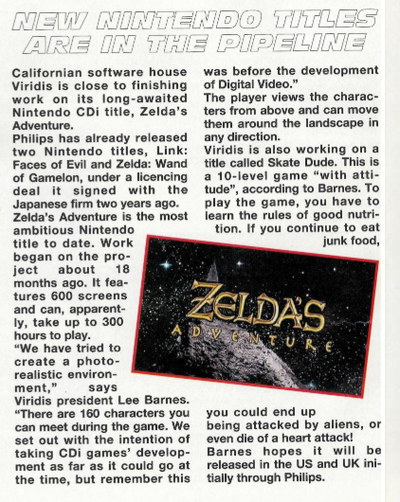 Legend of Zelda – 1994 Developer Interview 