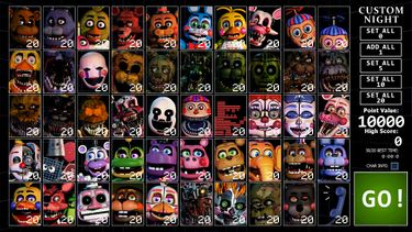 Ultimate Custom Night Demo - The FNaF Archive