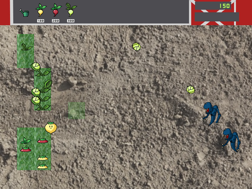 PvZ2:Back to the Past on X: Here is a Concept Art of the UI (User  Interface) of the Gameplay, Inspired by old releases for PC such as the  original Plants vs. Zombies