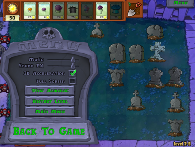 Proto:Plants vs. Zombies (Windows, Mac OS X)/0.1.1.1014 - The Cutting Room  Floor