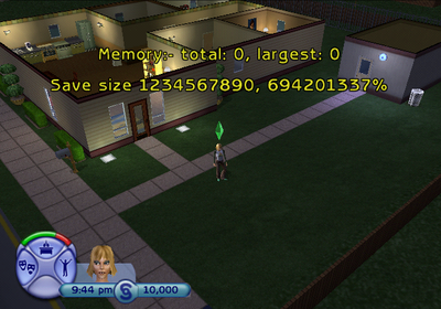 Sims2PS2-M420 enable display mem usage-2.png