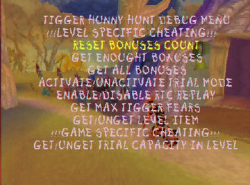 TiggersHoneyHunt64-debugmenu.png