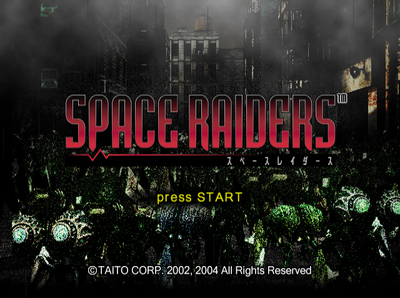 Space Raiders GameCube Title Screen.png