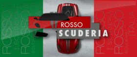 A different event logo, with the full Ferrari 430 Scuderia visible above a background with no vignette.