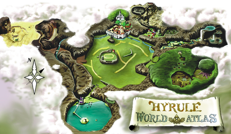 Hyrule Map: The Legend of Zelda: Ocarina of Time