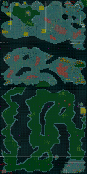 Dragon Quest Dungeon Maps SNES - Realm of Darkness.net - Dragon