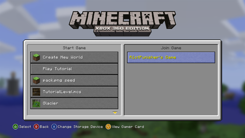 MineCraft: Xbox 360 Edition - Tutorial world 