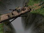 DungeonSiege-bridge battle.png