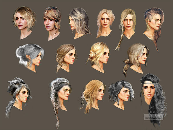 Before & After image - The Witcher: Hi-Res Character Models for