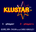 Klustar Early Title.png