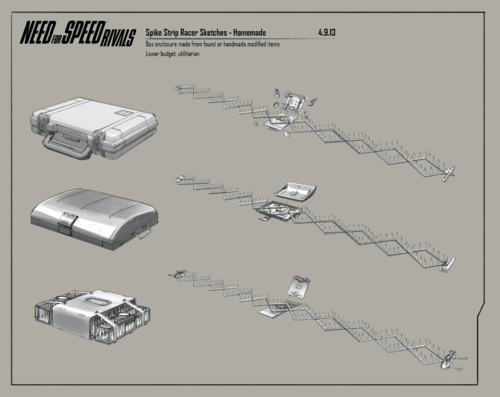 NFS SpikeStrip Racer Homemade sketches.png