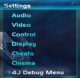 Perfect Dark XBLA Build 0033 Debug Menu.png