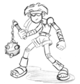 Shantae GBC PrereleaseSketch Bolo.gif