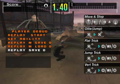 ESPN X Games Skateboarding - Debugmenu11.png