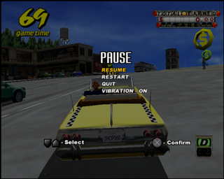 Crazy Taxi (PS2 Gameplay) 