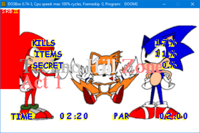 Sonic Chaos SAGE Demo Mod - Secret Stages & Knuckles 