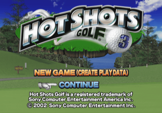 TURN TO CHANNEL 3: PS2's 'Hot Shots Golf 3' can make everybody a golf fan