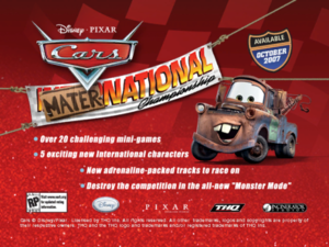 Cars Race-O-Rama (PlayStation 3, Xbox 360, Wii) - The Cutting Room Floor