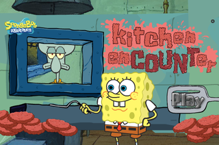 inside of spongebobs kitchen