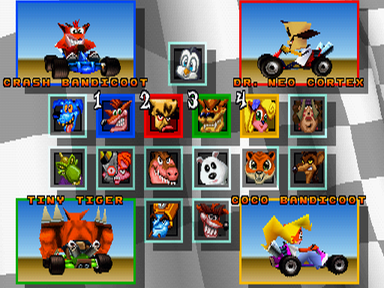 crash team racing characters