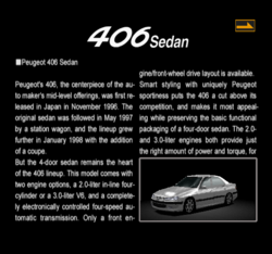 Peugeot 406 Sedan, Gran Turismo Wiki