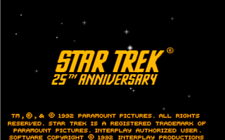 Schelden Welsprekend tyfoon Star Trek: 25th Anniversary (DOS) - The Cutting Room Floor