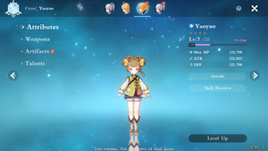 GenshinImpact-CBT1-Avatar Loli Catalyst Yaoyao-Menu.png