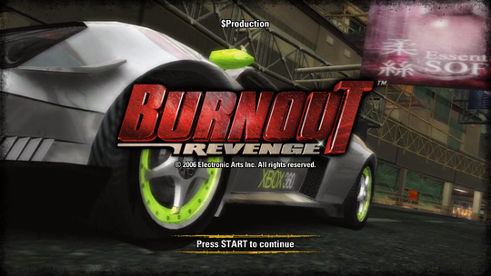  Burnout Revenge - Xbox 360 : Video Games