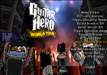 Guitar Hero World Tour Cheats for Xbox 360
