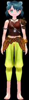Mabinogi Clancow basic armor equipped front.png