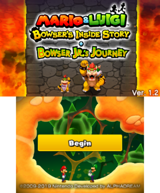 Mario & Luigi: Bowser's Inside Story + Bowser Jr .'s Journey ROM & CIA -  Nintendo 3DS Game