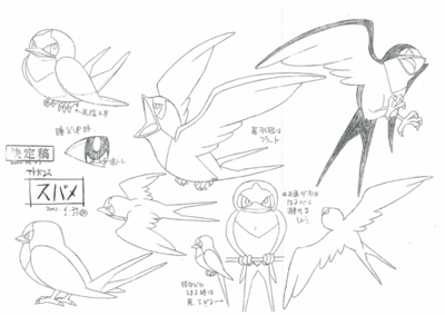 PKMNRSAnime TaillowModelSheet.png